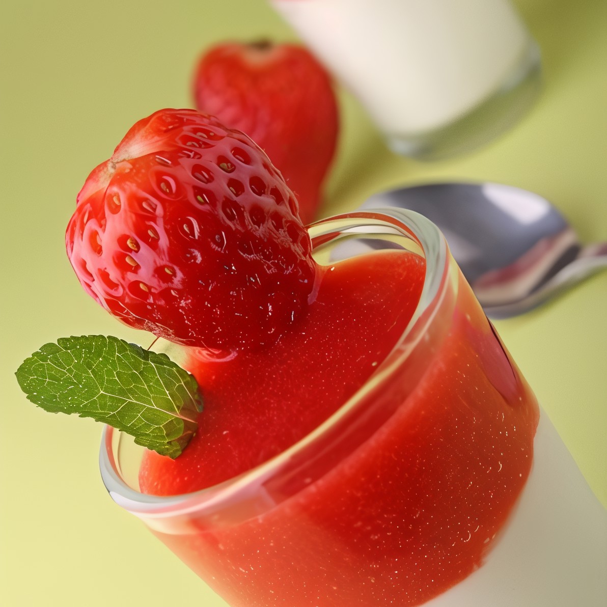 Клубничный соус с текилой