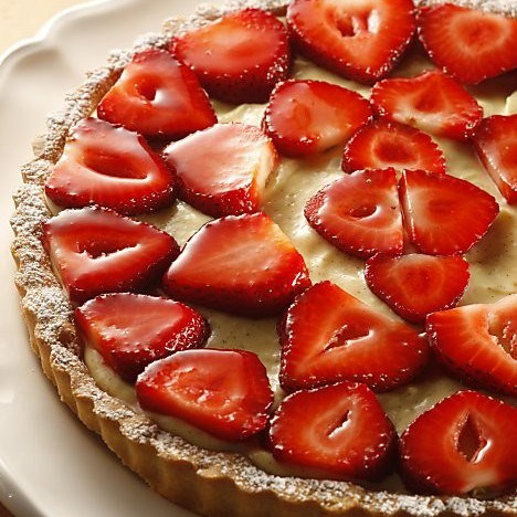 Клубничный тарт с заварным кремом