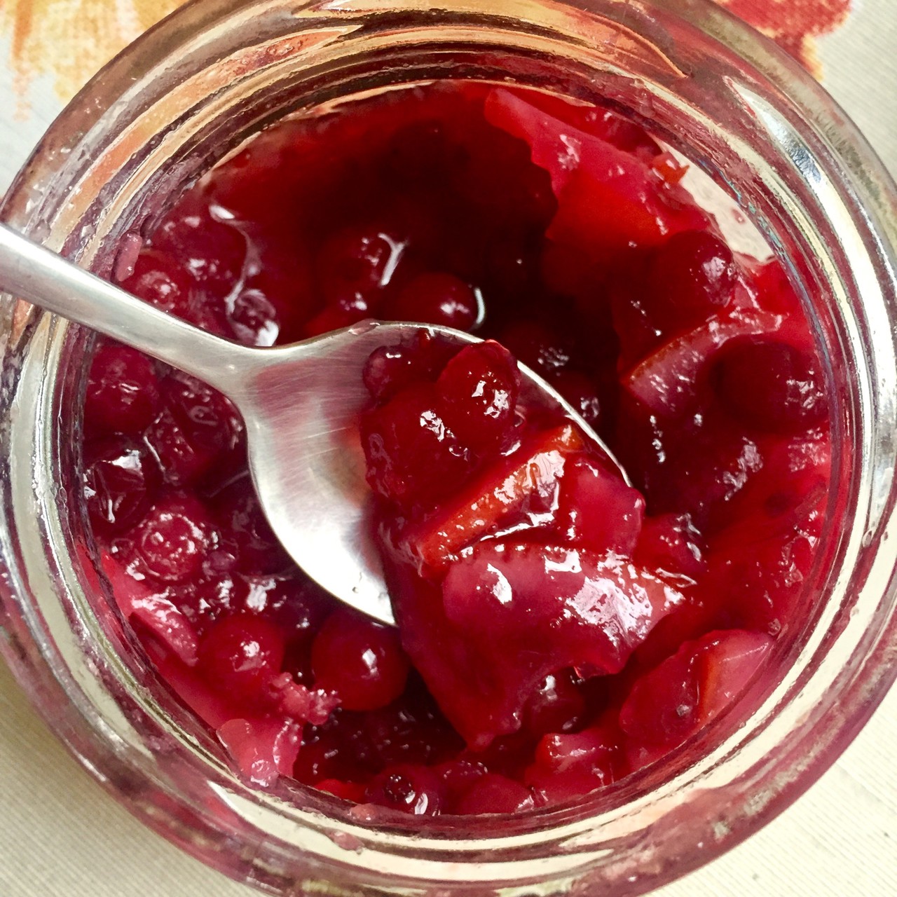 Клюквенный конфитюр с апельсином