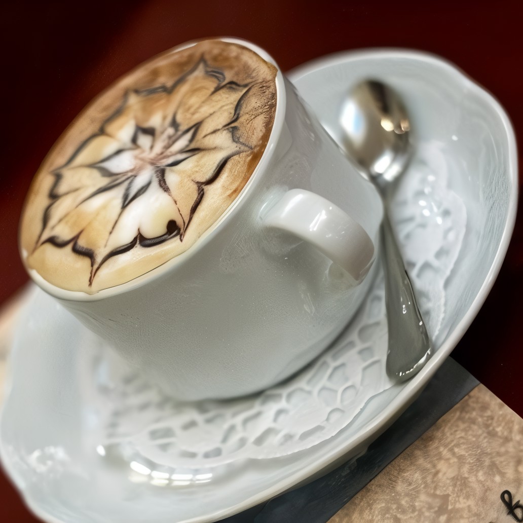 Кофейный напиток с яблочным соком