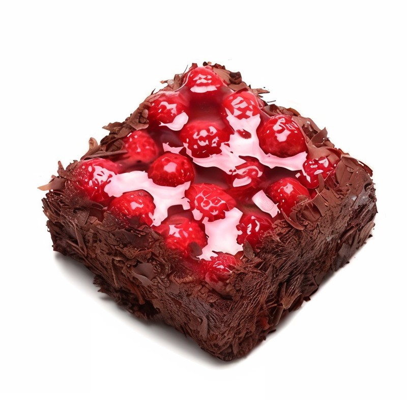 Кофейный торт с клюквой