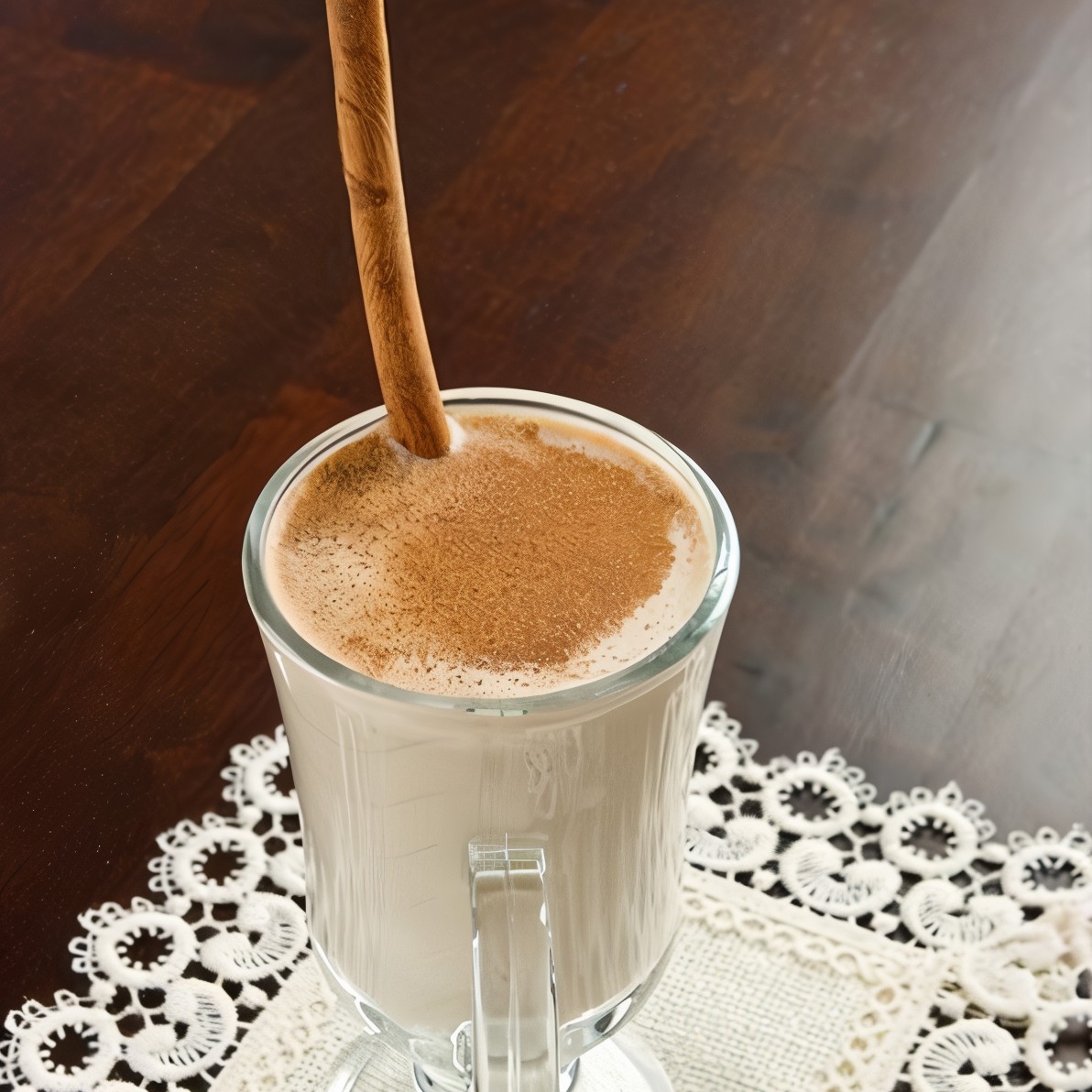 Кофейно-банановый смузи с корицей