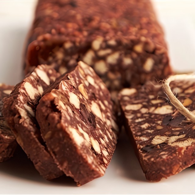 Кофейно-ореховое полено