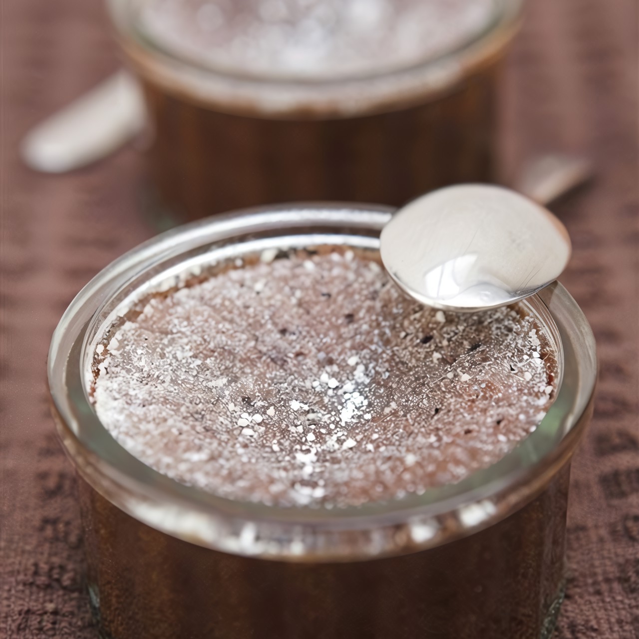 Кофейное суфле с соусом мокко