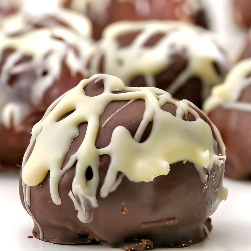 Кокосово-ореховые конфеты в темном шоколаде