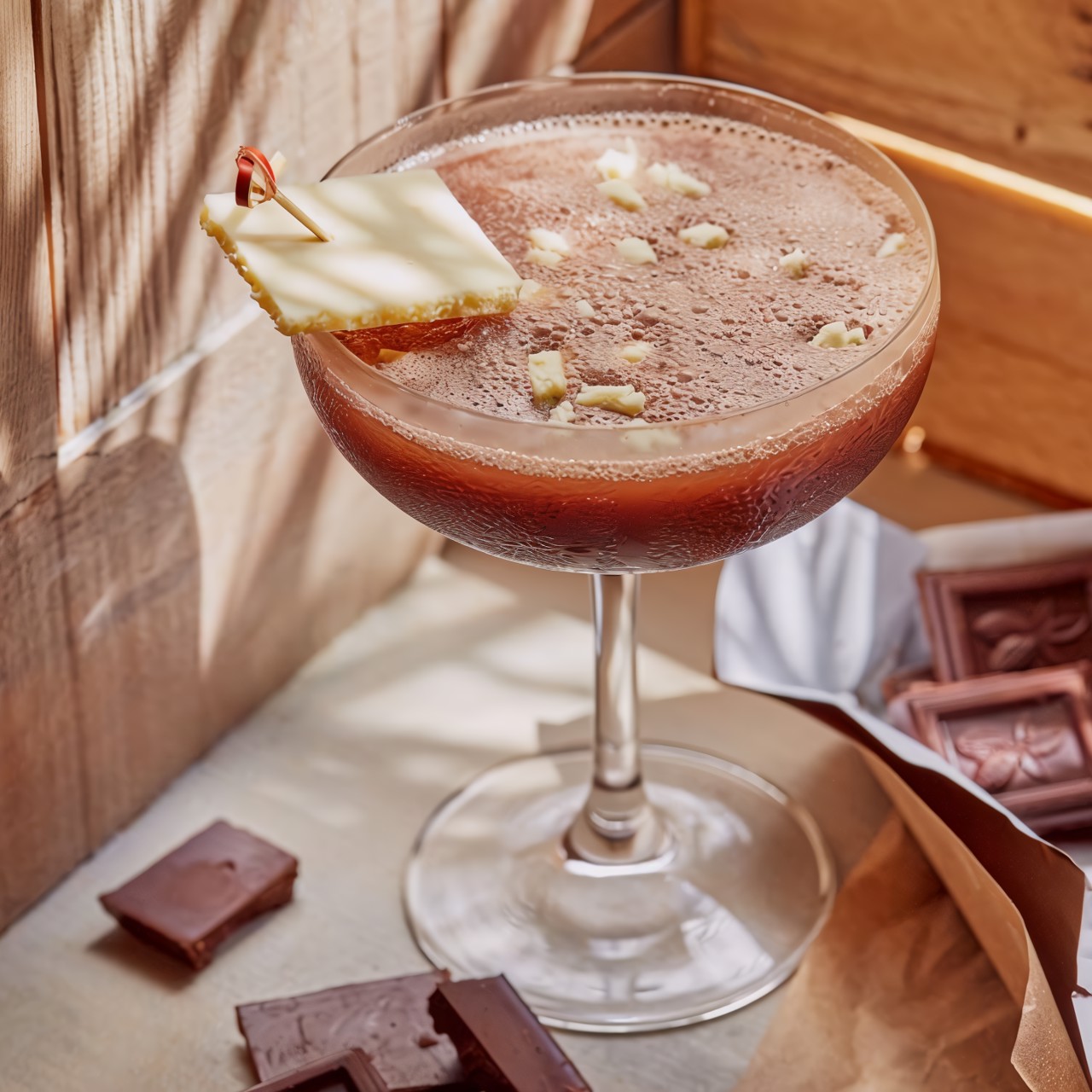 Коктейль «Белым по черному»