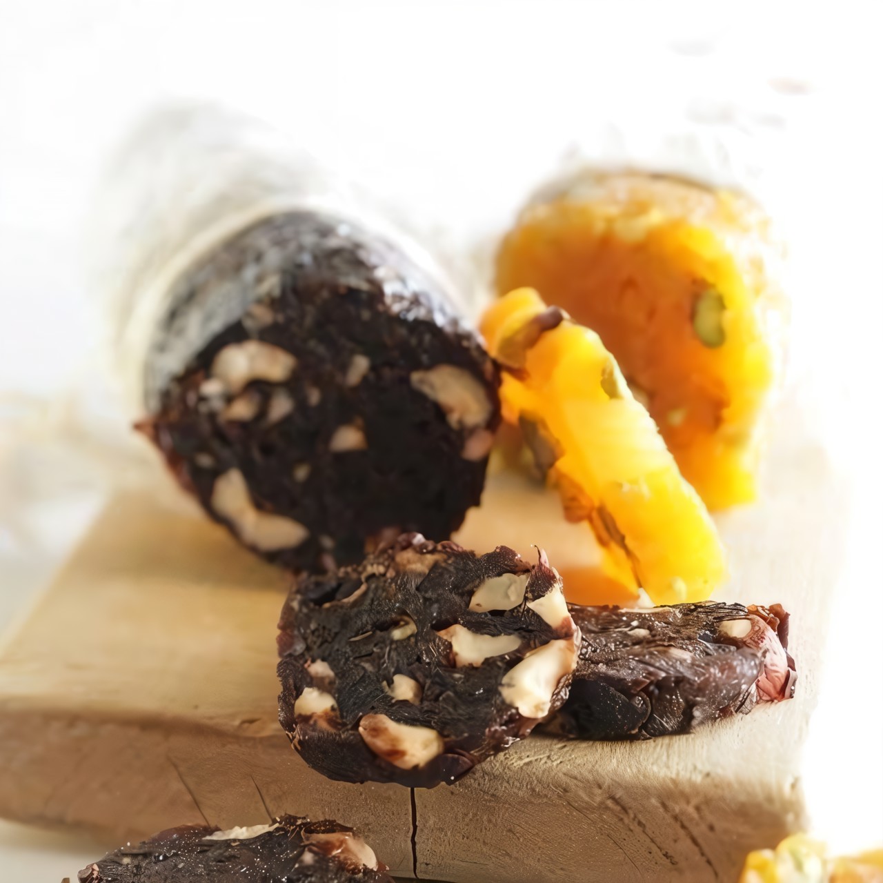 «Колбаска» из лесных орехов и чернослива