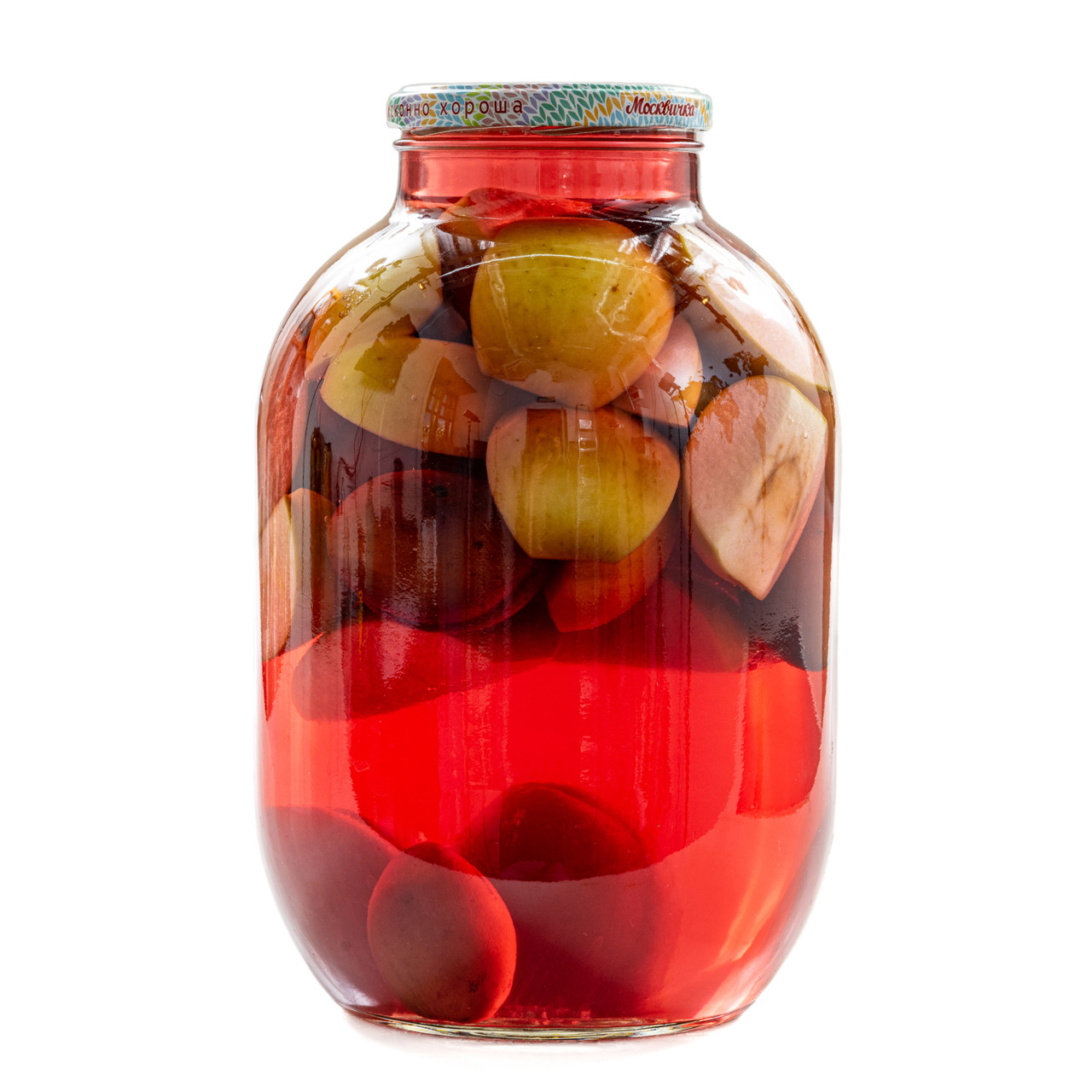 Компот из яблок и слив на зиму