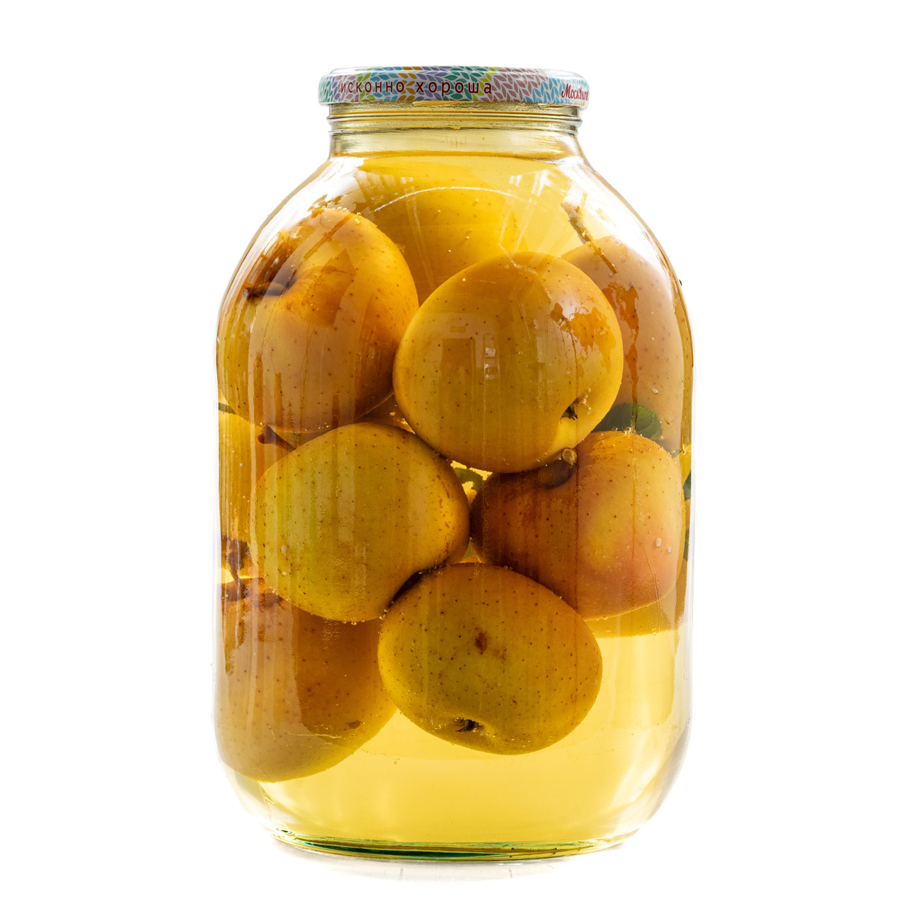 Компот на зиму из целых яблок