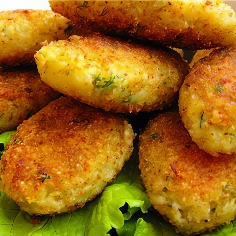 Котлеты из кальмара в пароварке