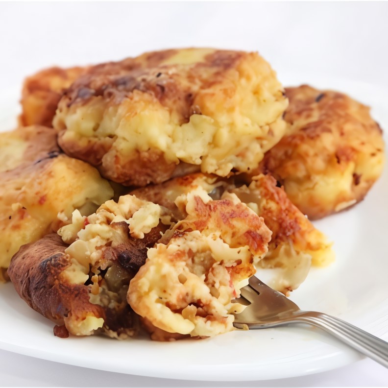 Котлеты из картофеля и отрубей