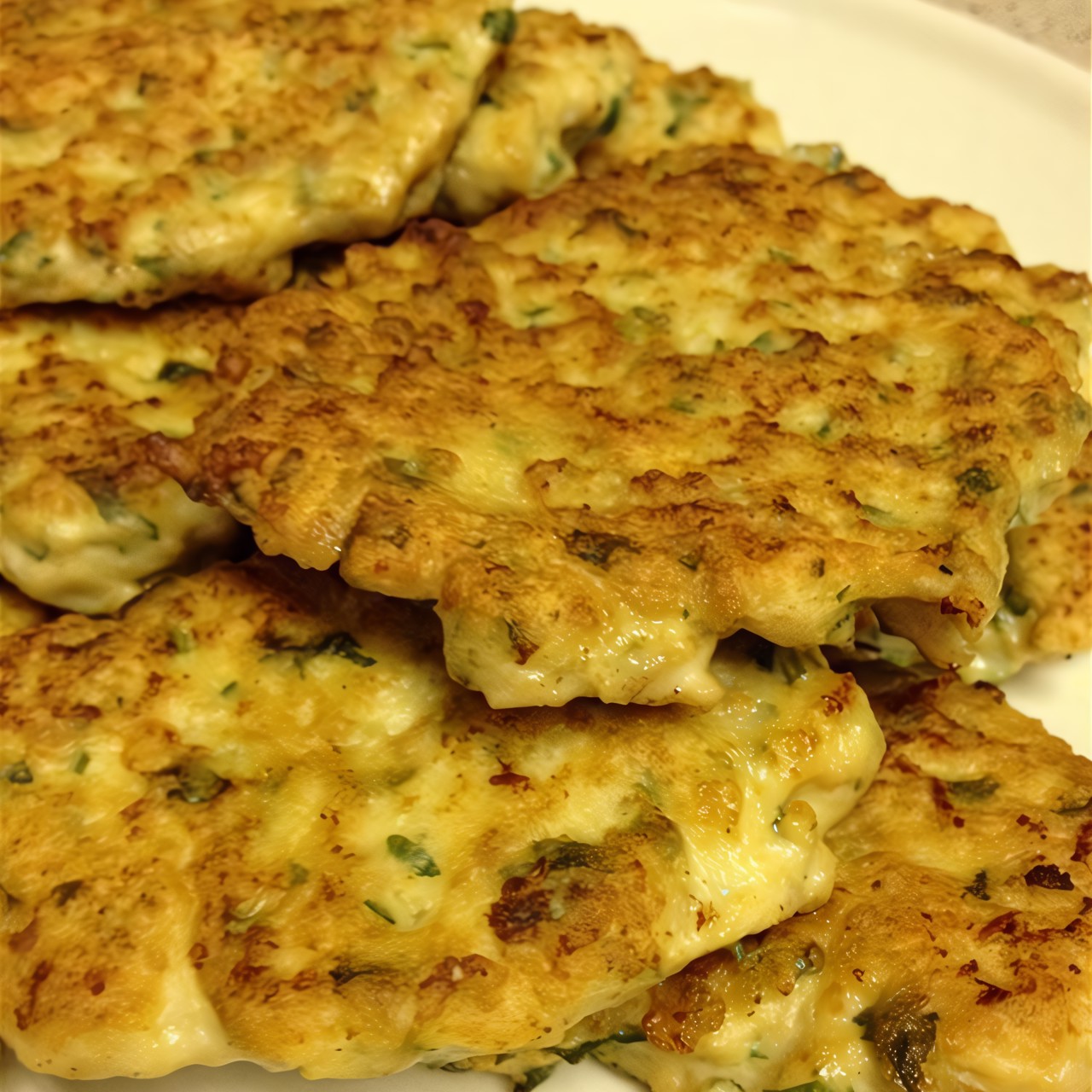 Котлеты из куриного фарша с зеленью