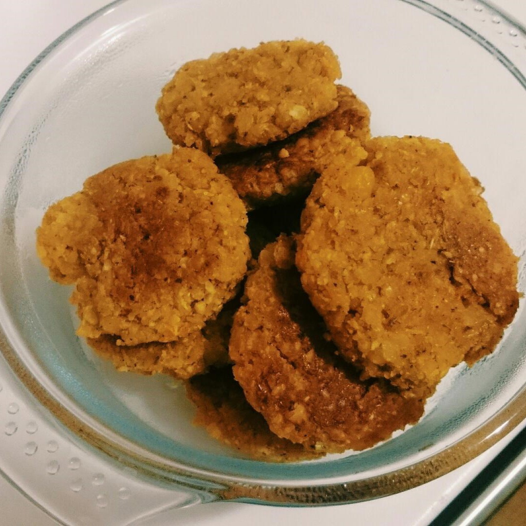 Котлеты из нута с морковью