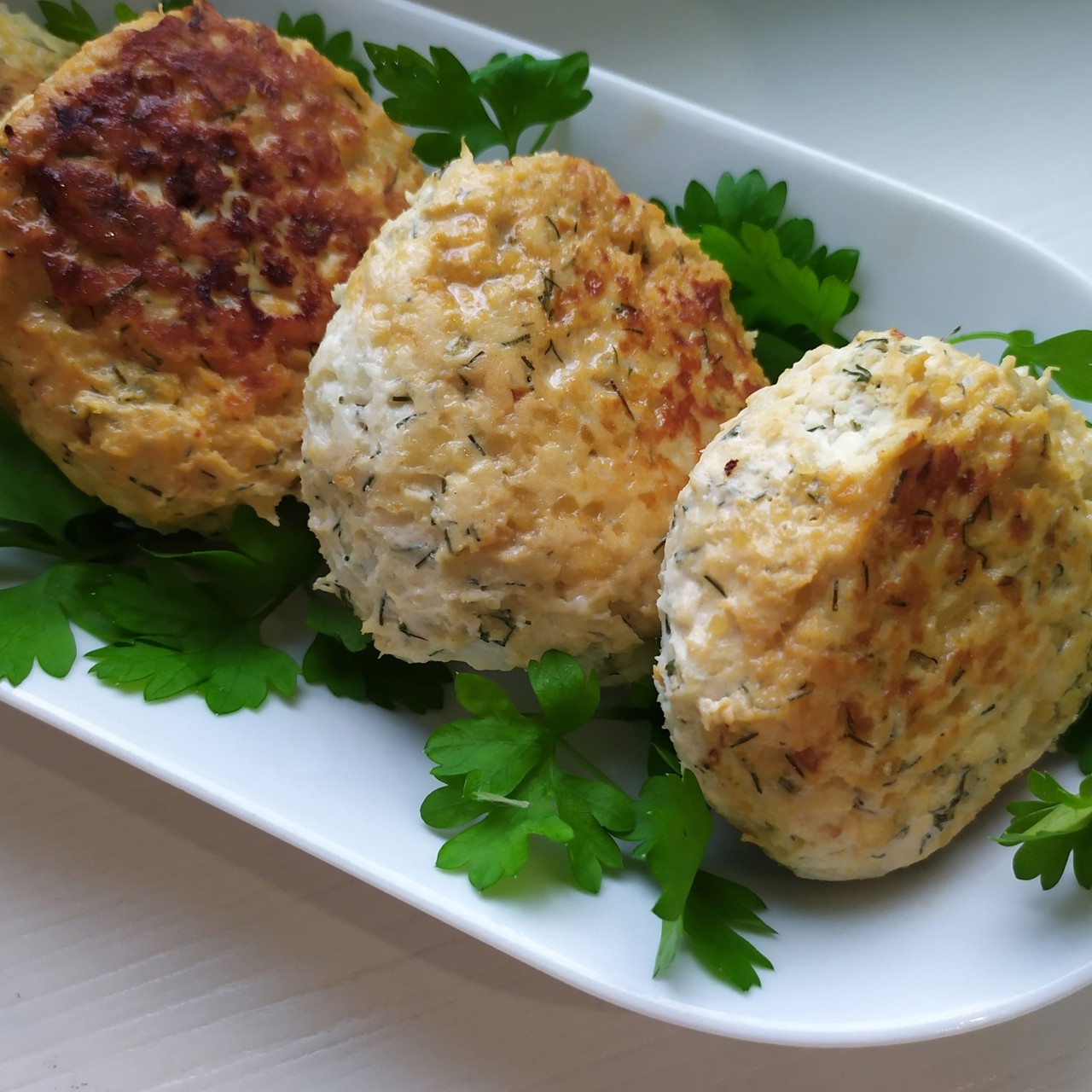 Котлеты из куриного филе с творогом