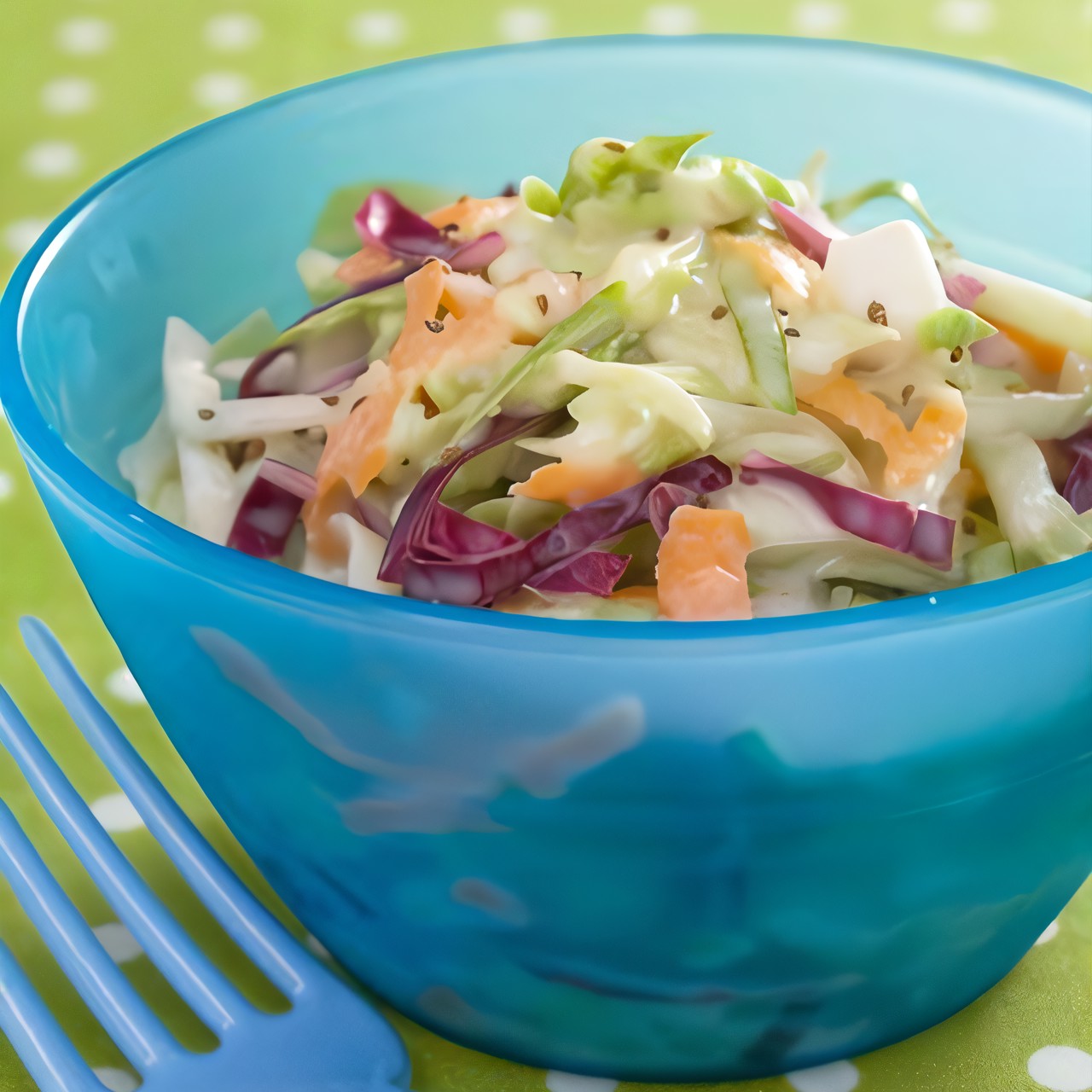 Коулсло с йогуртовой заправкой и тмином