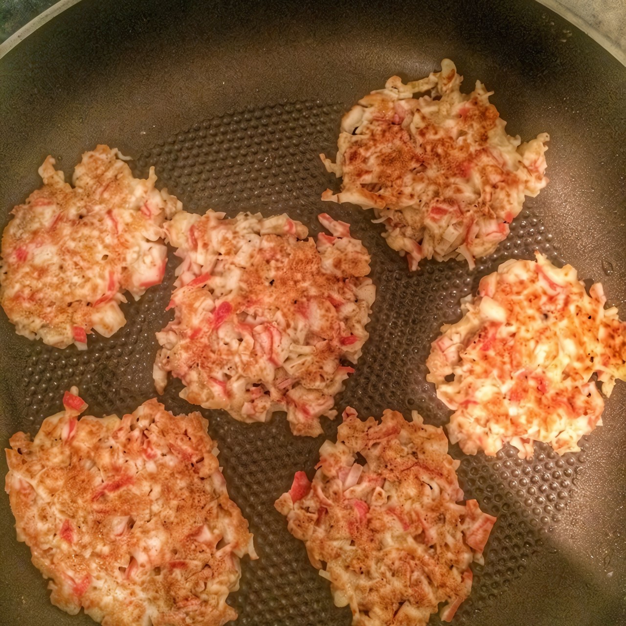 Крабовые оладушки