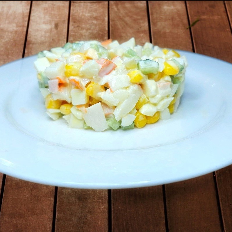 Крабовый салат без риса