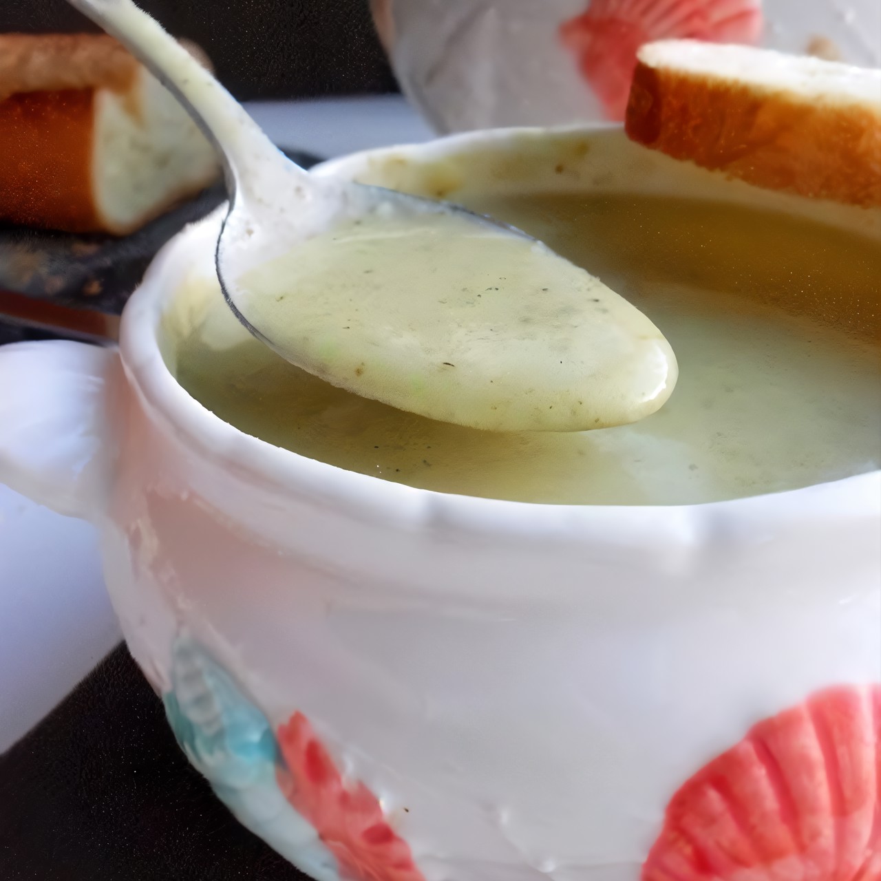 Крем-суп из брокколи и картофеля