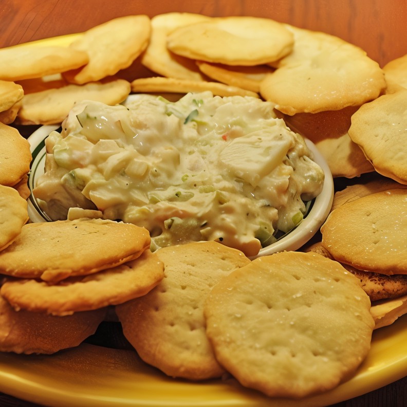 Кремовый дип из крабового мяса с лимонной цедрой