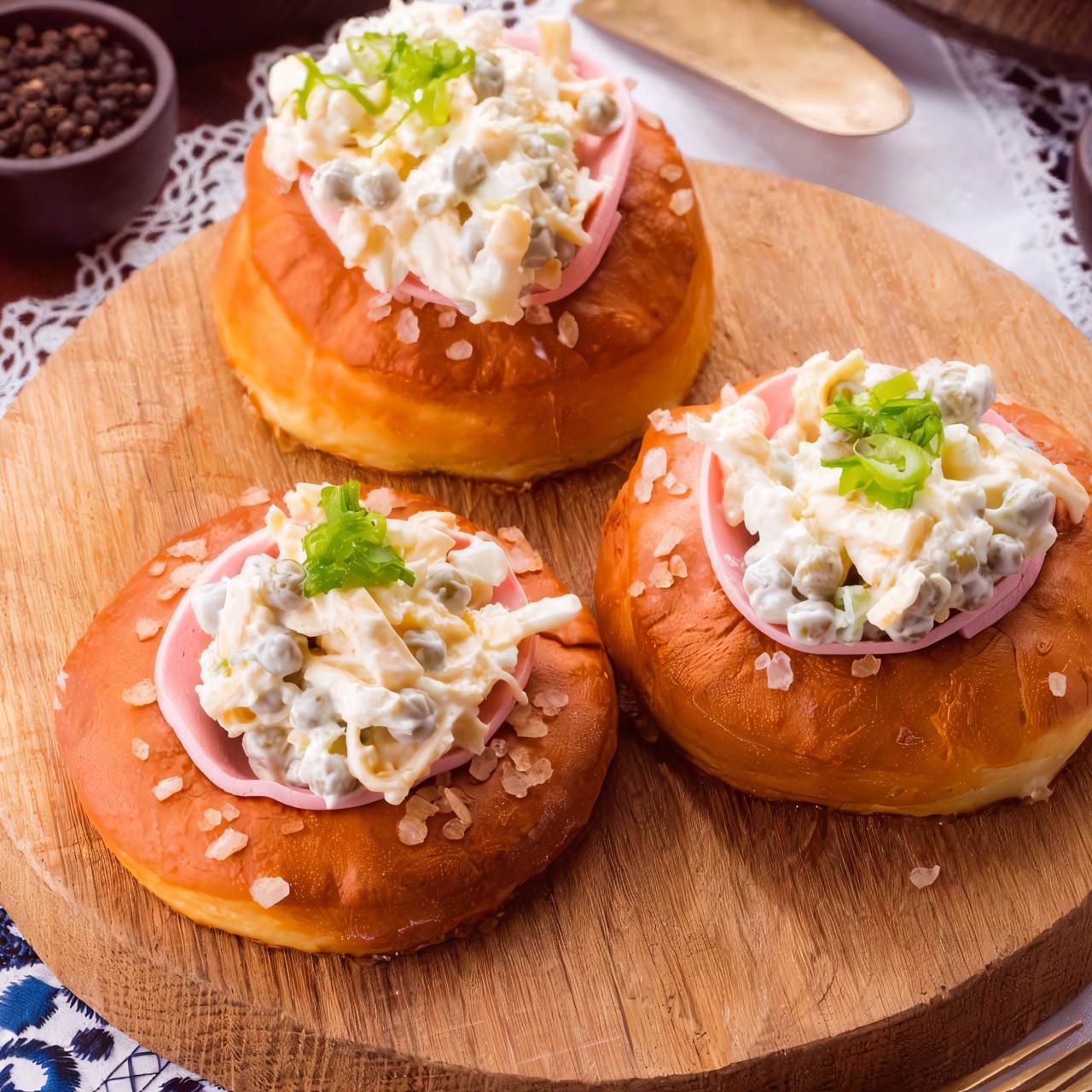 Крендели-бутерброды