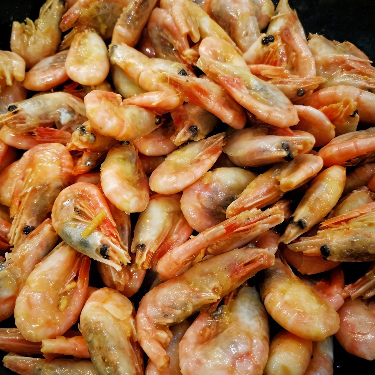 Креветки в имбирно-горчичном маринаде