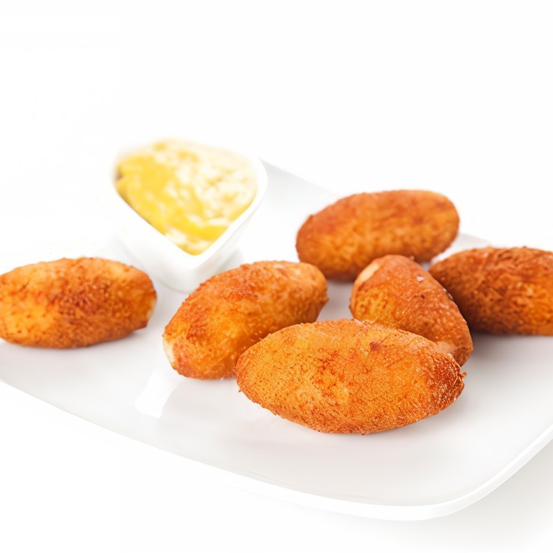 Крокеты из риса и ветчины с пармезаном