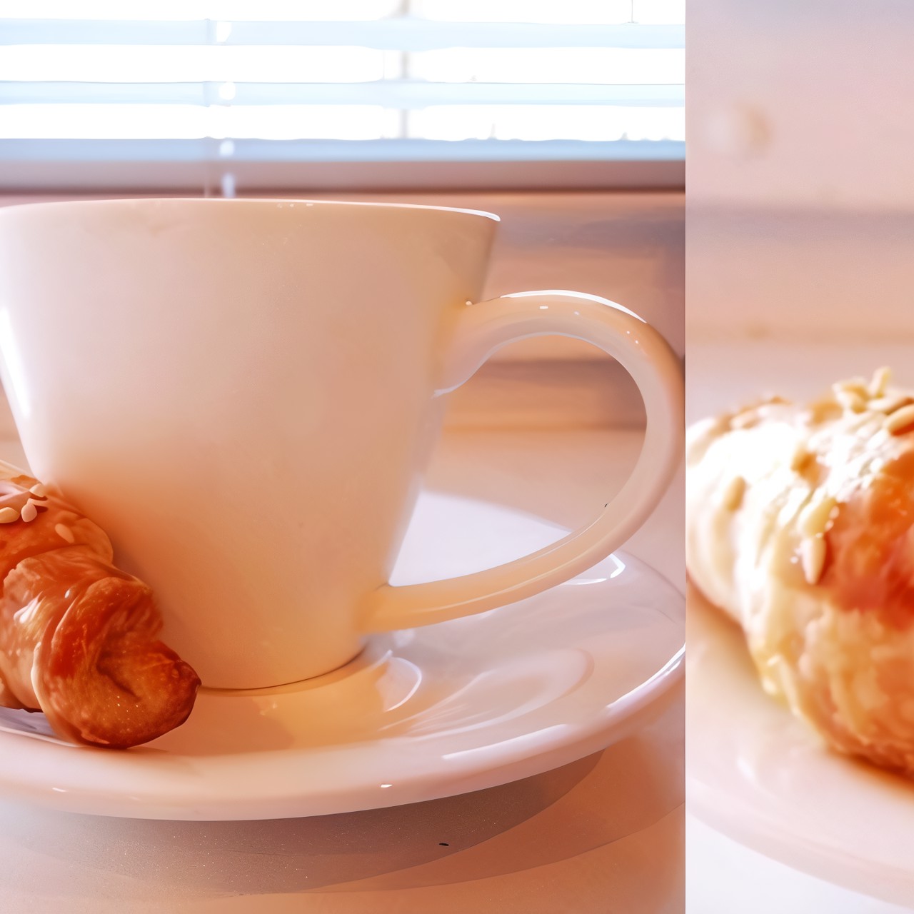 Круассаны с заварным кремом