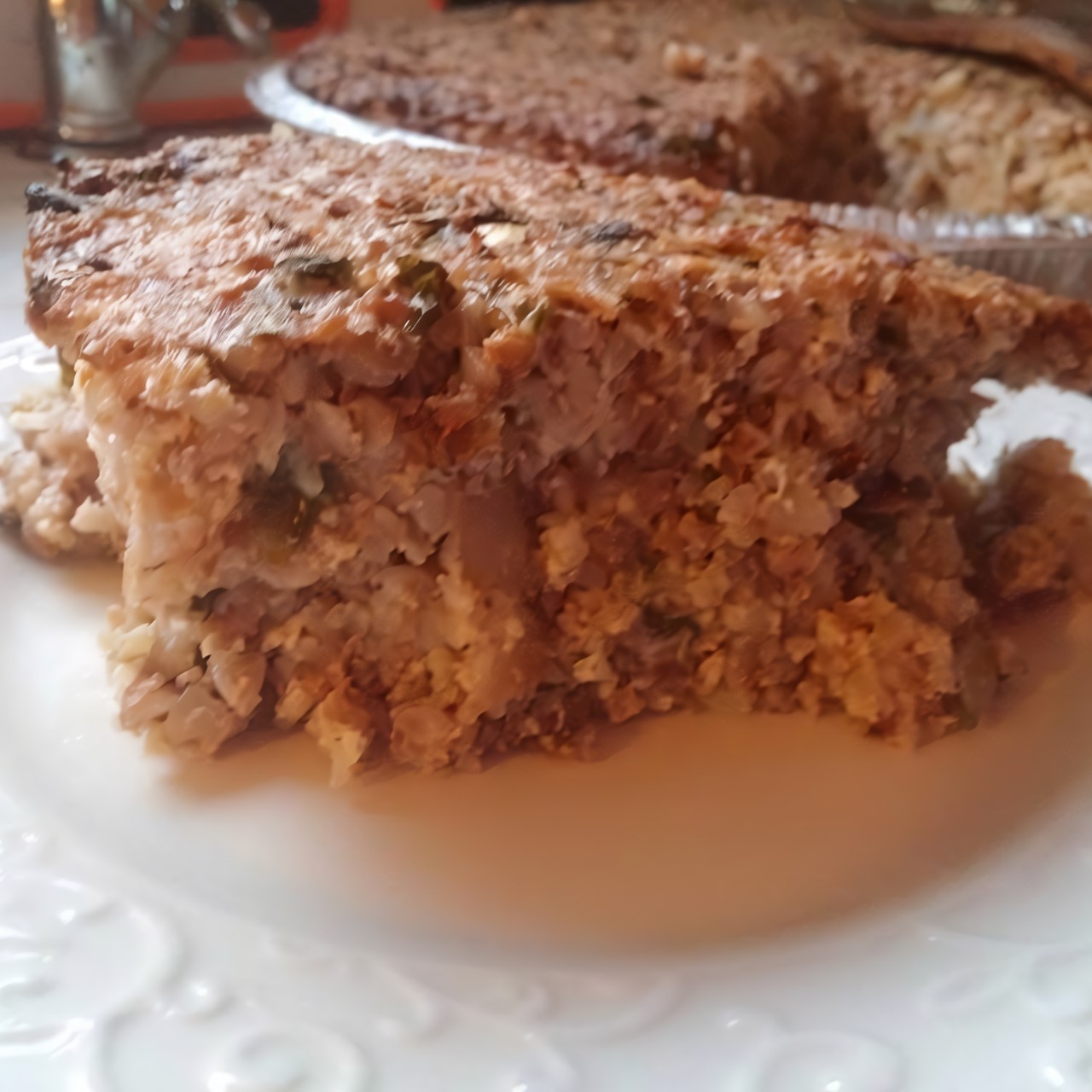 Крупеник (запеканка) из гречки и творога