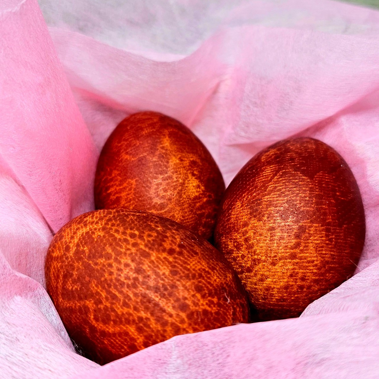 Кружевные пасхальные яйца