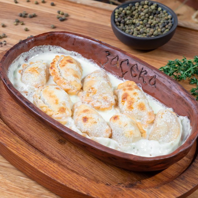 Кундюмы с гречкой и грибами