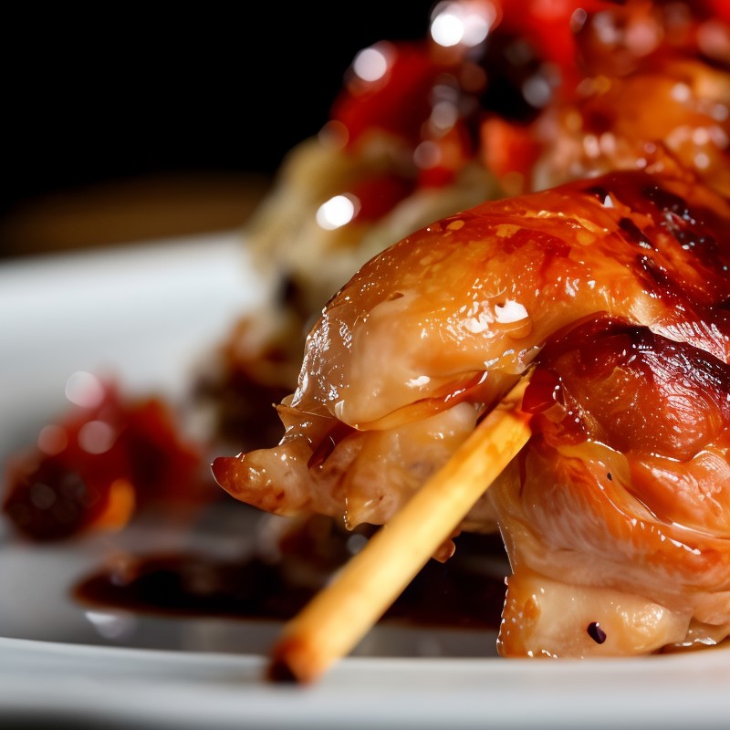 Курица на гриле по-гречески