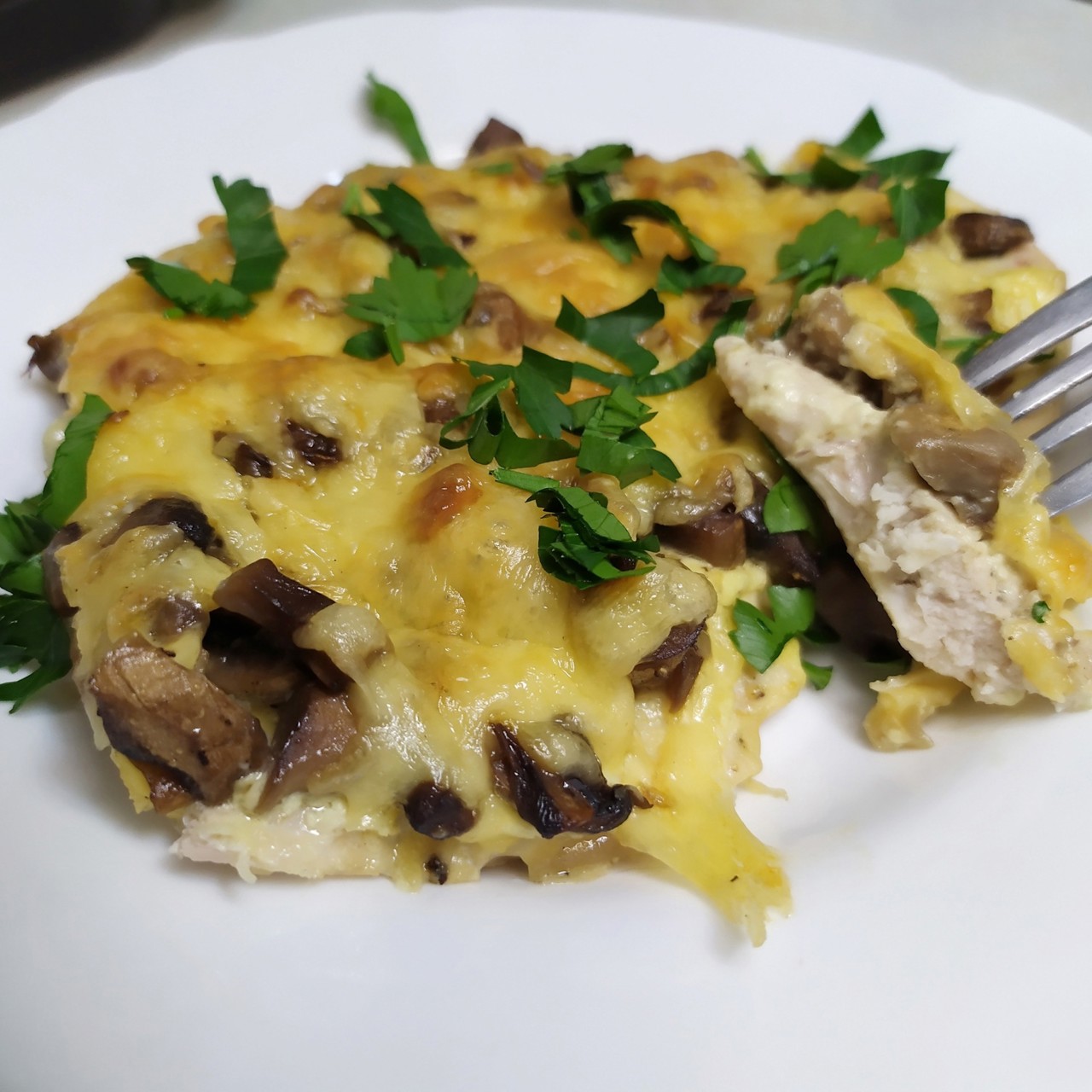 Курица по-французски