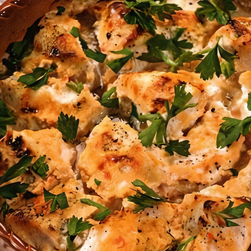 Курица с голубым сыром