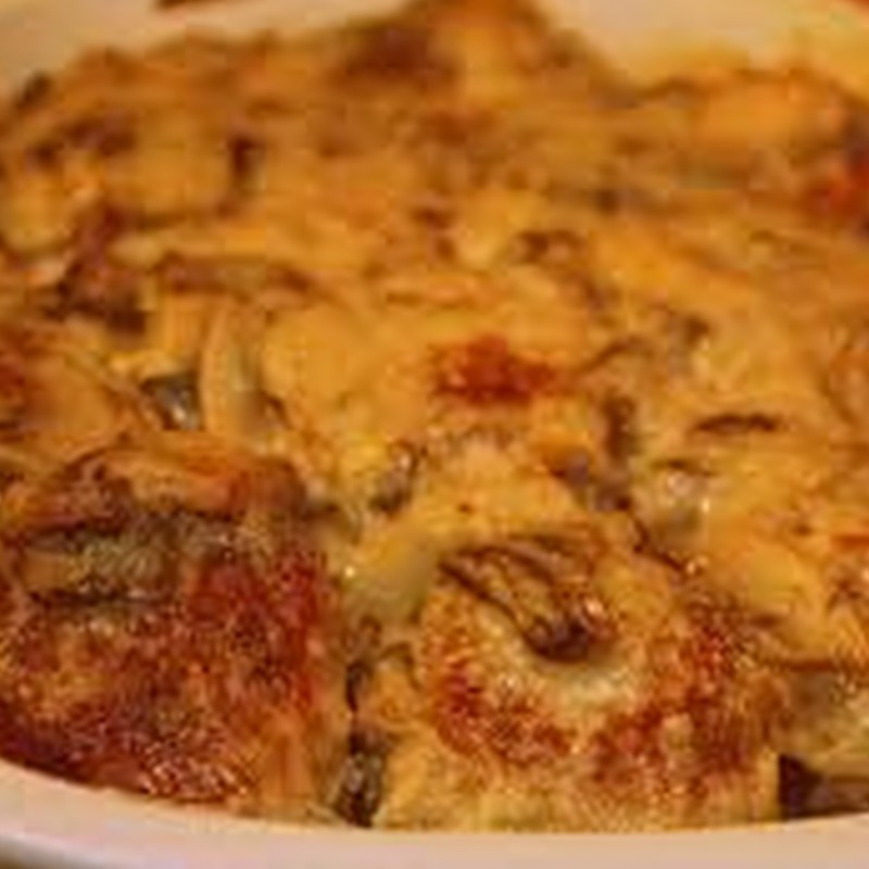 Курица с картофелем под сыром