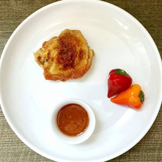 Курица с картошкой в ореховой приправе