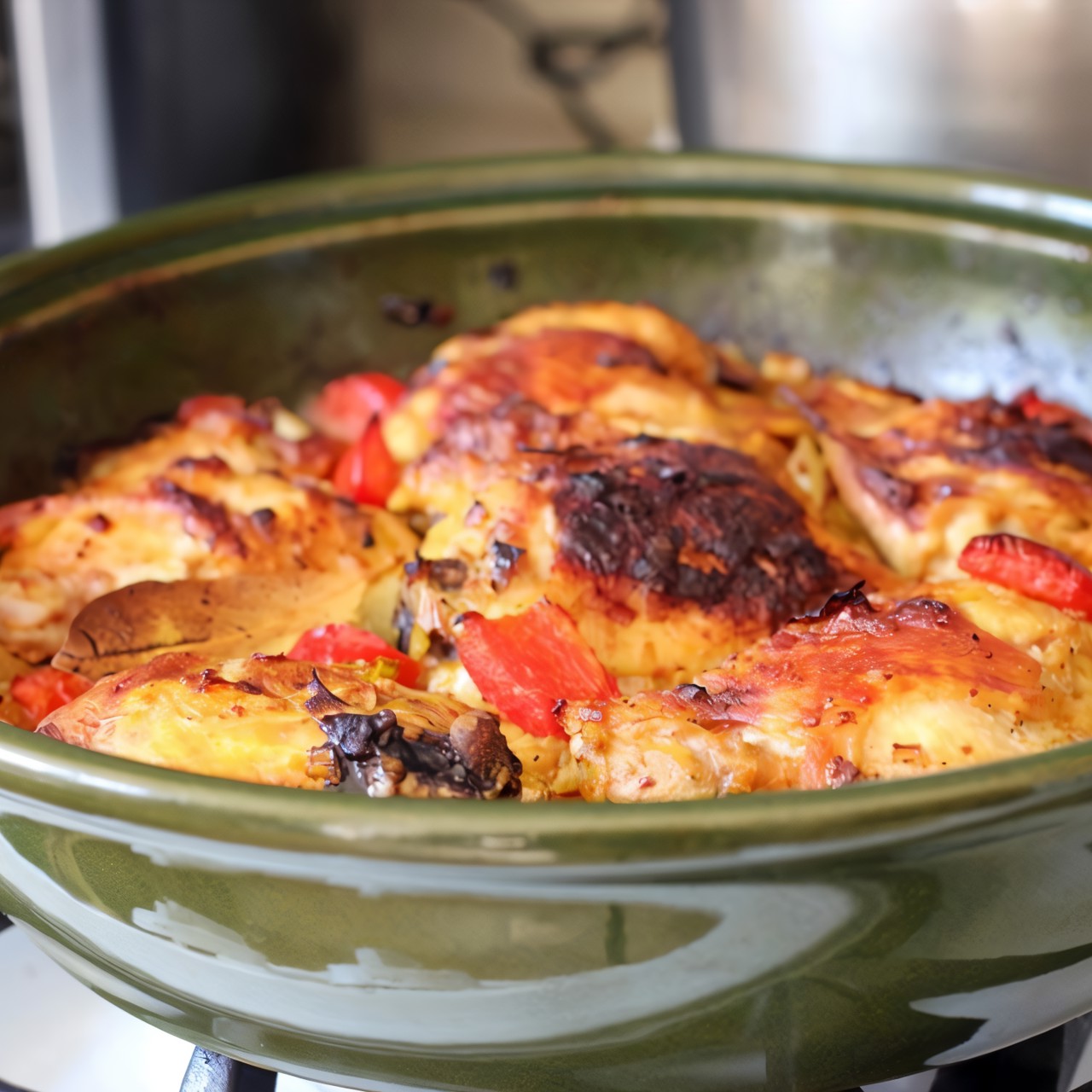 Курица с овощами и куркумой