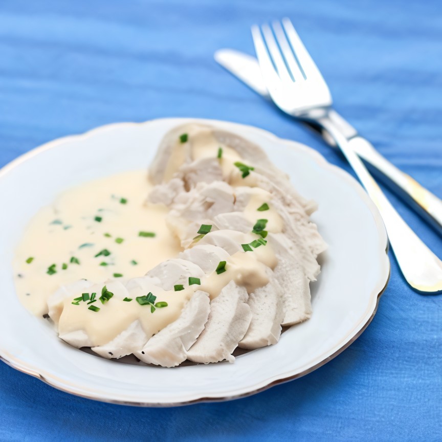 Курица с виноградно-лимонным соусом