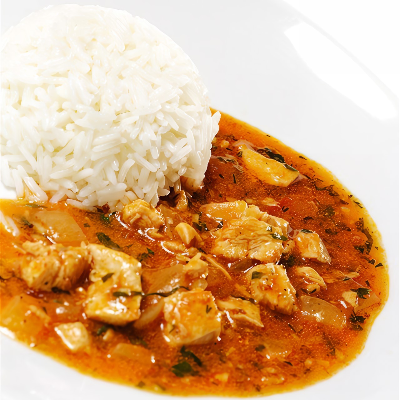 Курица тушеная