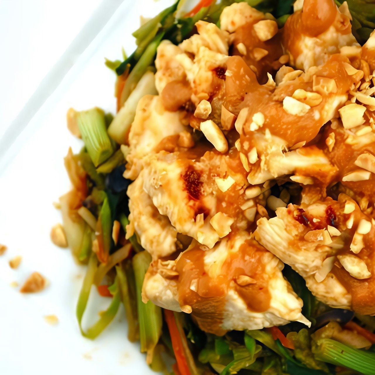 Курица в арахисовом соусе