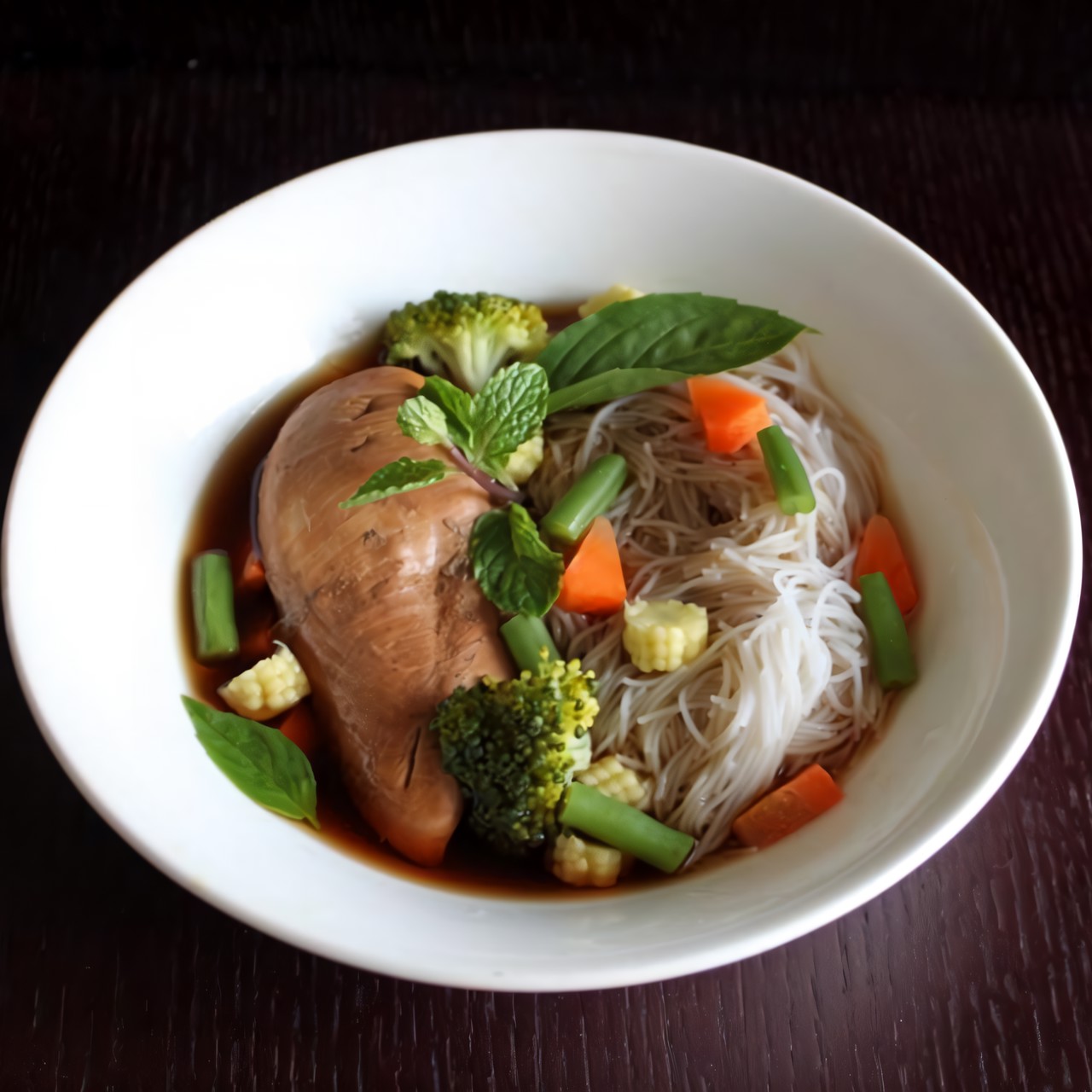 Курица в бульоне мастер сток