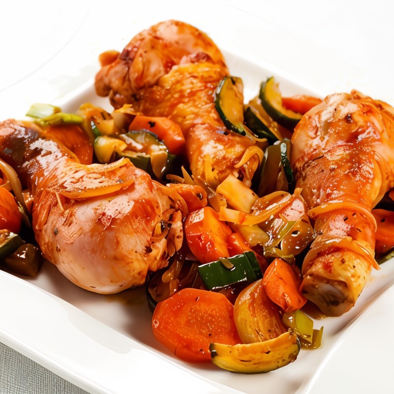 Курица в соусе эстрагон