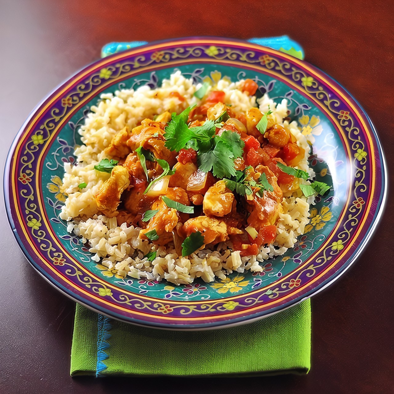 Курица в соусе масала