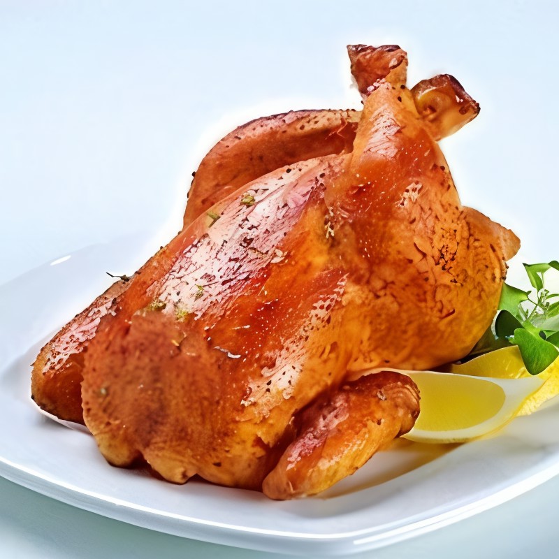 Курица, запеченная в духовке, в медово-томатном маринаде