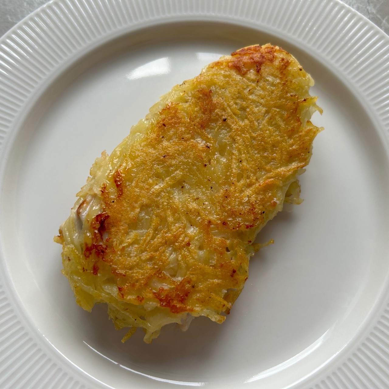 Куриная грудка в картофеле