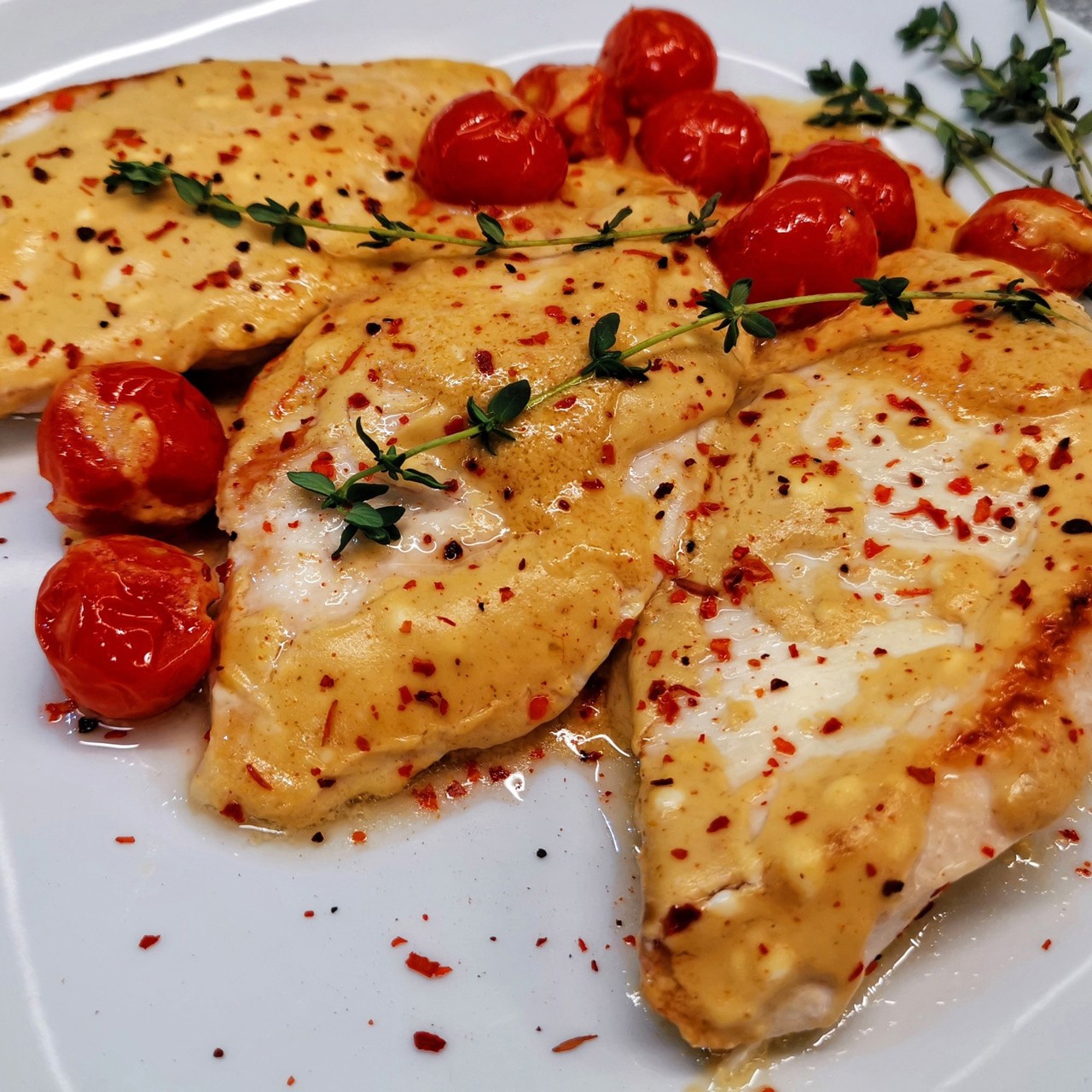 Куриная грудка в нежном соусе