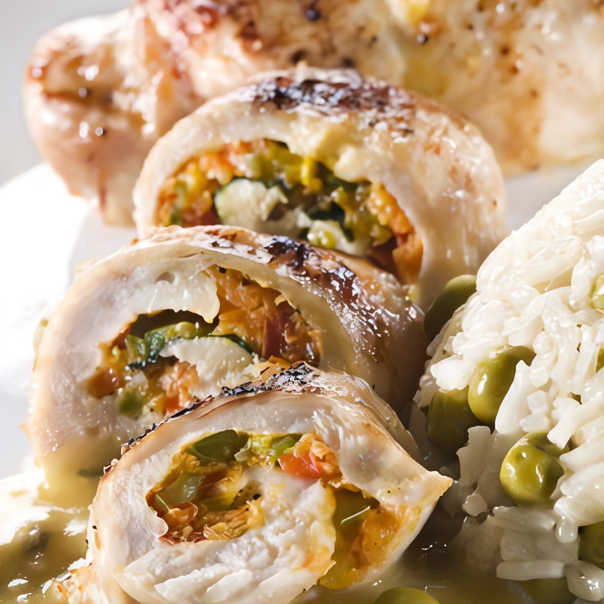 Куриные грудки фаршированные с розмарином