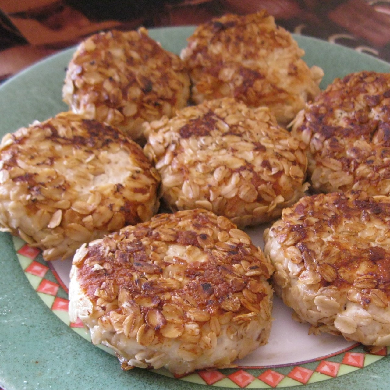 Куриные котлеты с семечками в овсяных хлопьях