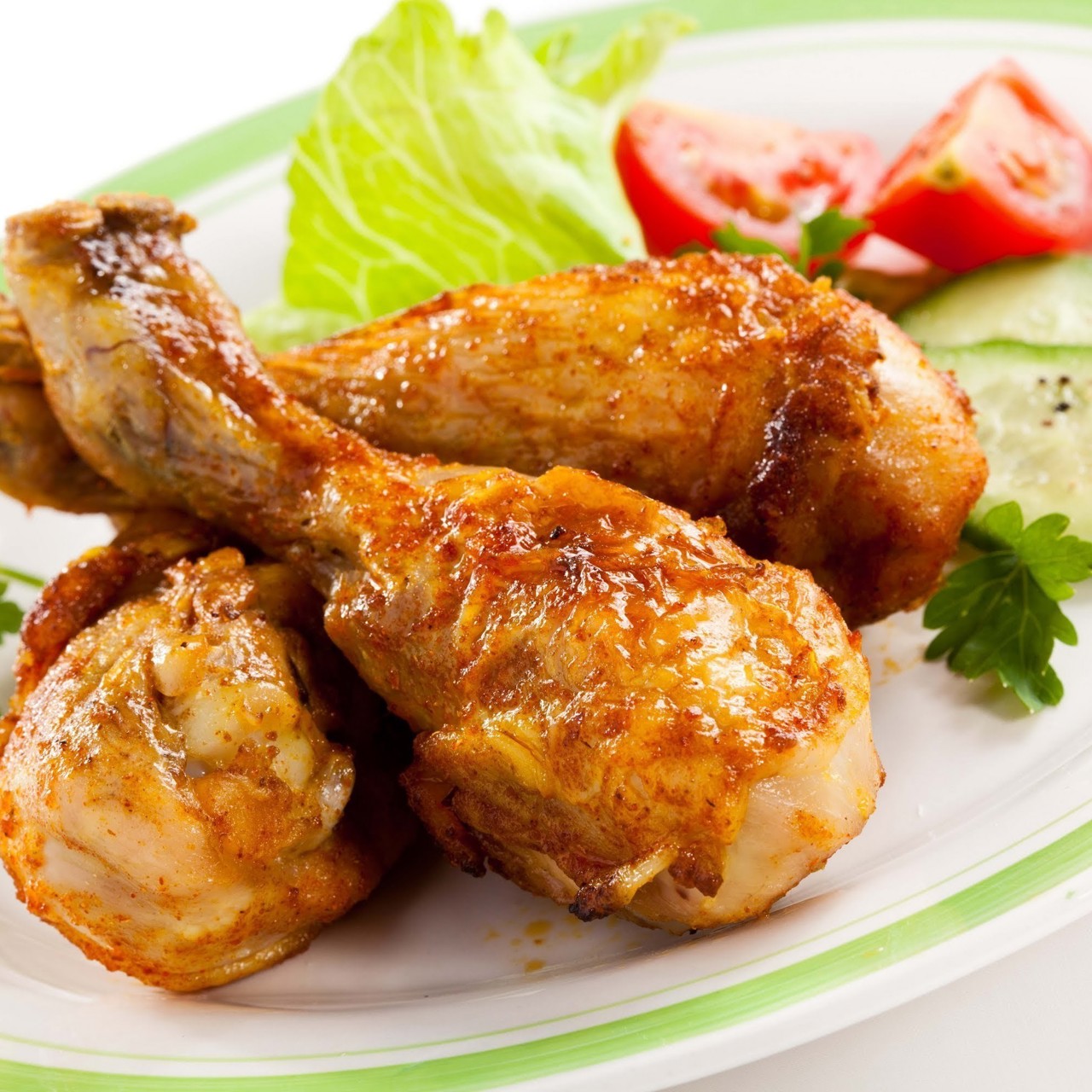 Куриные окорочка, тушенные в красном вине