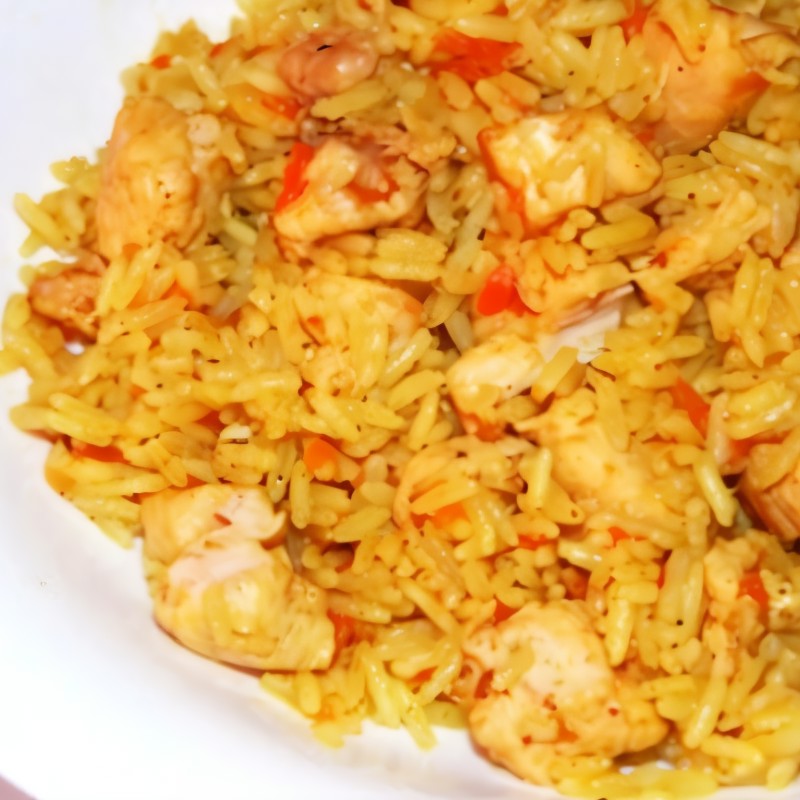 Куриный узбекский плов с зирой и кориандром