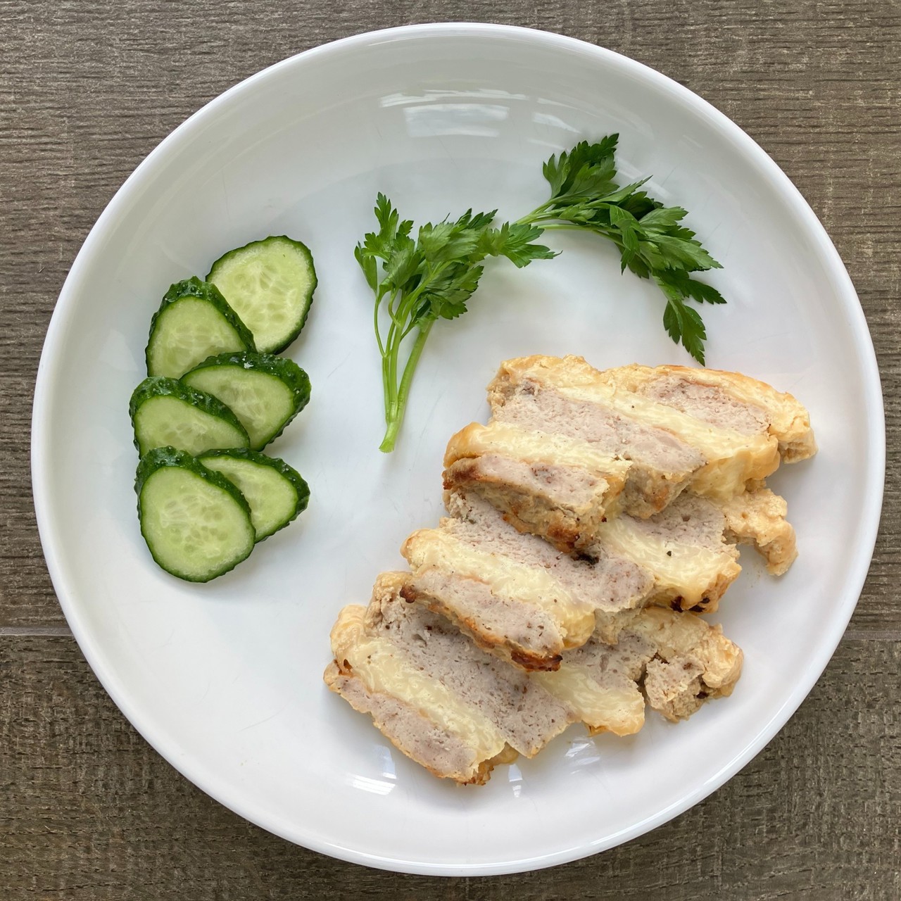 Курино-сырные ступеньки